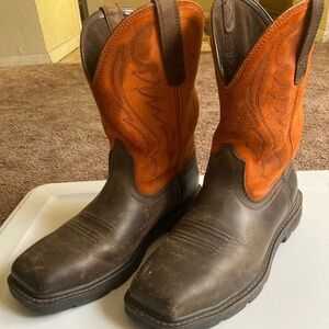 Men’s Ariat Steel Toe Work Boots / Sz 9EE